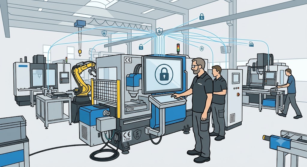 Maschinenverordnung (EU) 2023/1230 trifft Cybersecurity mvo1